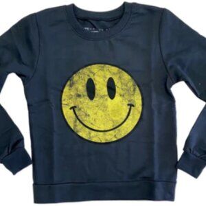 NWT Prince Peter Happy Face Dark Gray Sweatshirt Size Girls XL